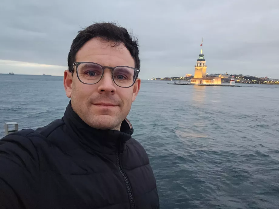 Kız Kulesi'nde ben - Asya yakası