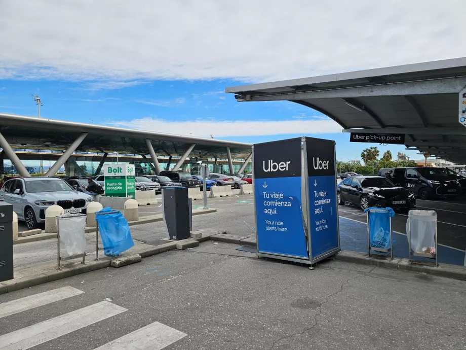 Uber ve Bolt alma noktaları
