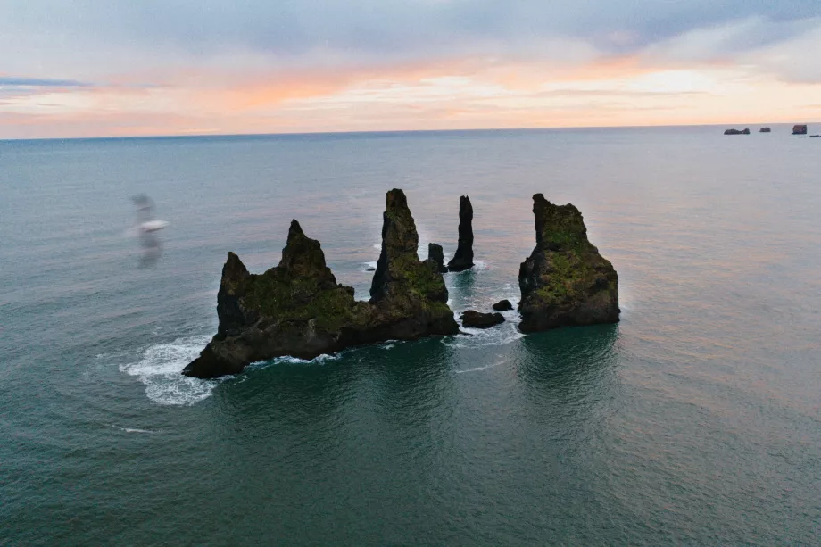 Reynisdrangar'ın görünümü