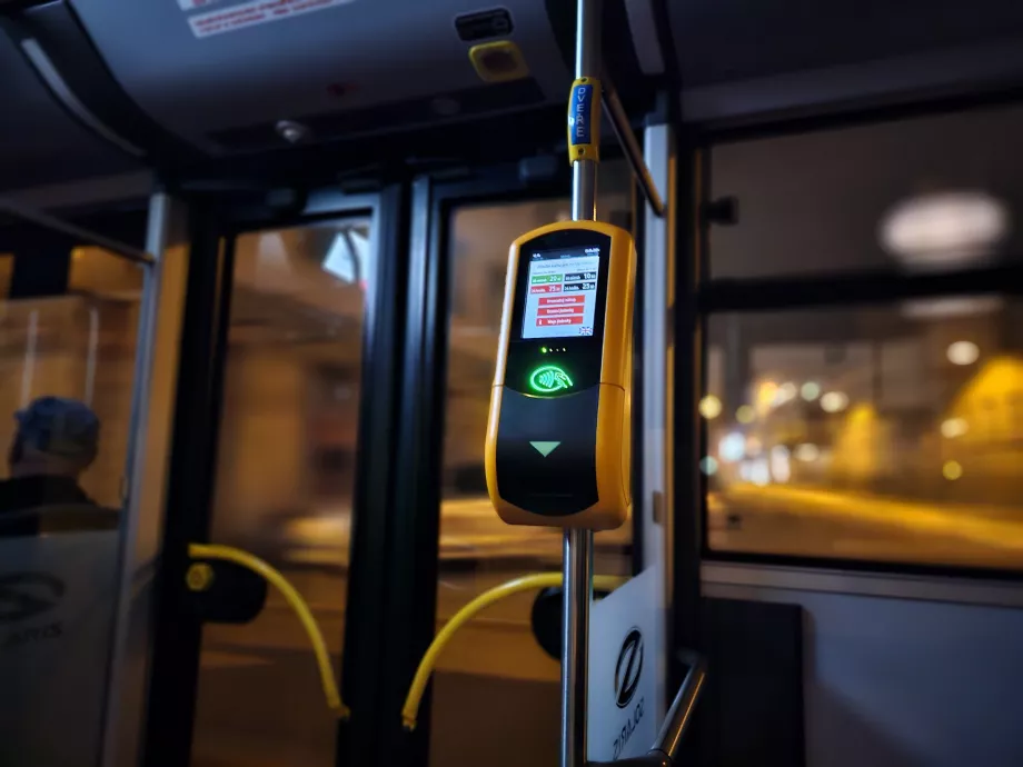 Bilet doğrulayıcı ve kartlı ödeme