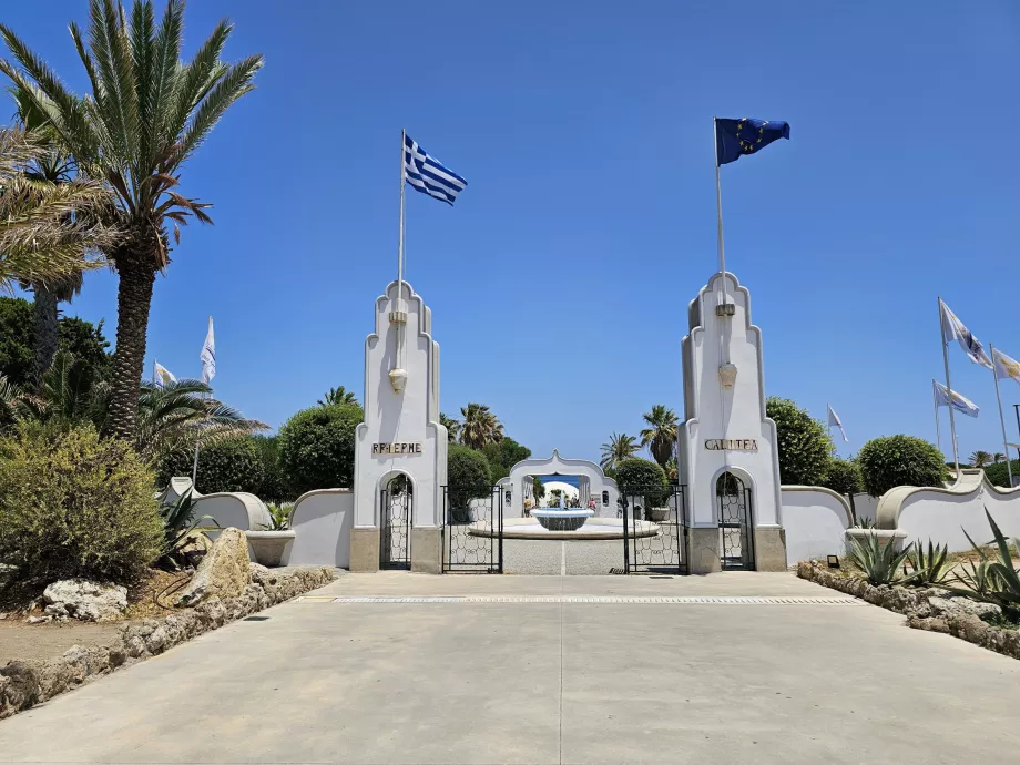 Kallithea Kaplıcalarına Giriş