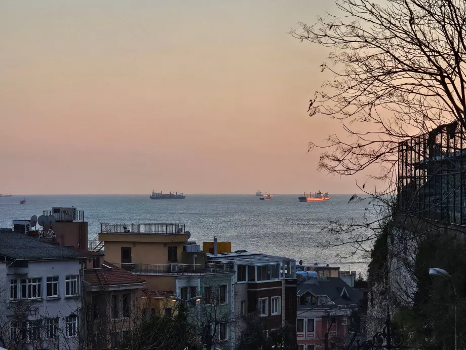 Sultanahmet Camii'nin altındaki sokaklardan görünüm