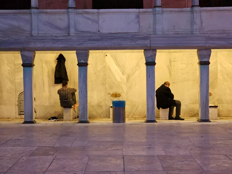 Sultanahmet Camii, tuvaletler