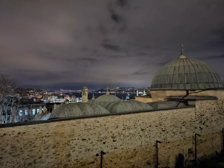 Süleyman Camii, İstanbul manzarası