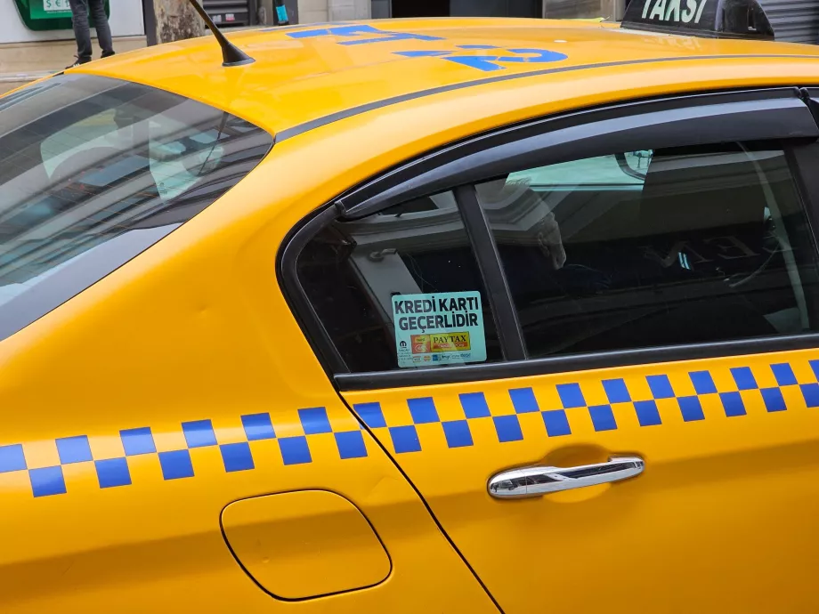 Takside kart ile ödeme imkanı