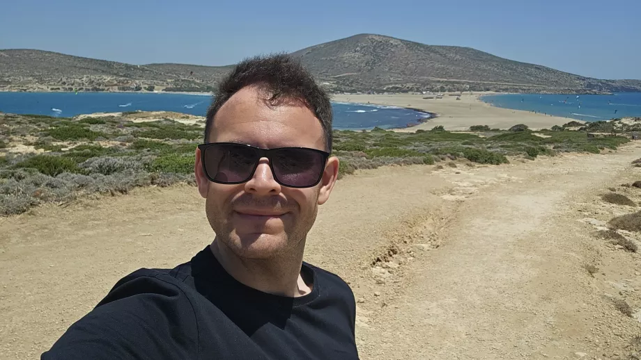 Christopher Prasonisi sahilinde