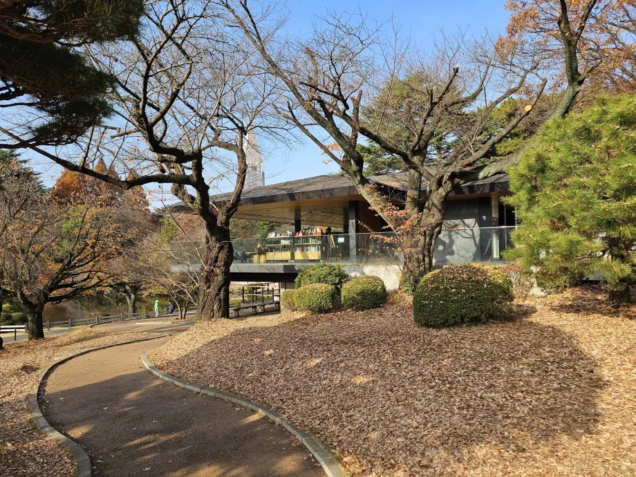 Shinjuku Gyoen Ulusal Bahçesi, Starbucks kahve dükkanı
