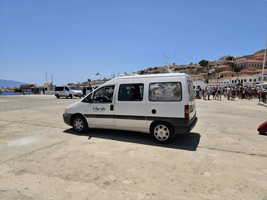 Minibüs yönü Kania Plajı