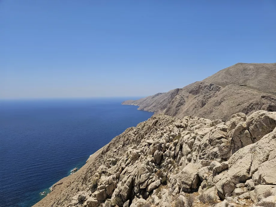 Chalki Kalesi'nden görünüm