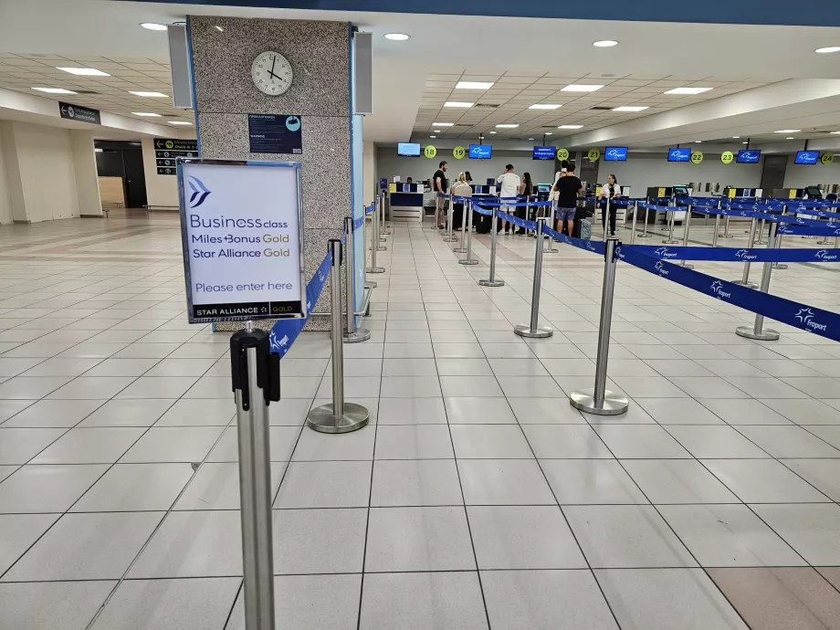 Business sınıfı check-in