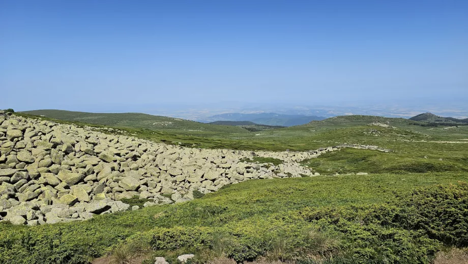 Vitosha Dağları'nda manzaralar