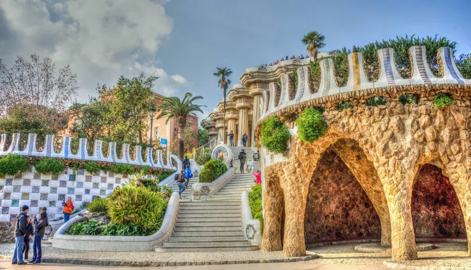 Park Güell'e Giriş