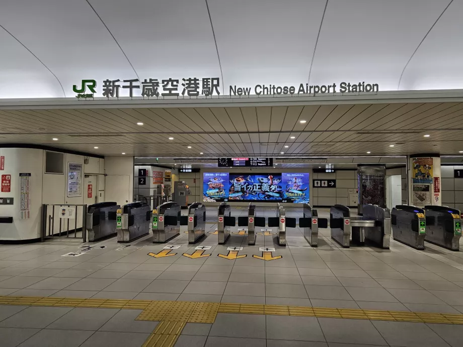 Tren istasyonuna giriş