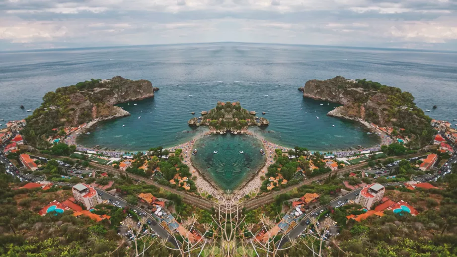 Taormina'daki deniz