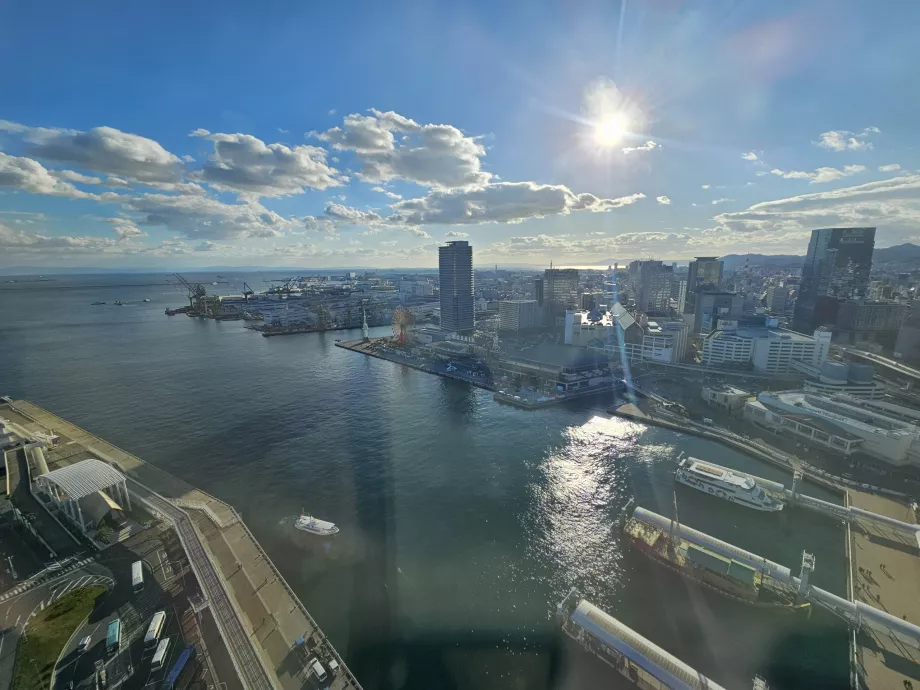 Kobe Liman Kulesi'nden görünüm