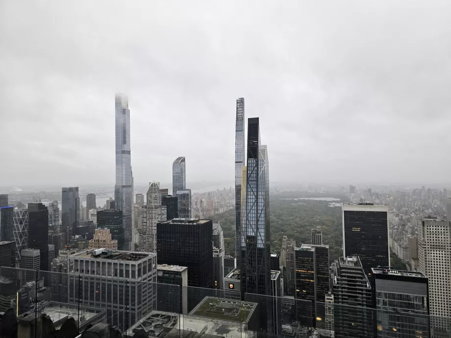 Rockefeller Center - Central Park'a doğru görünüm