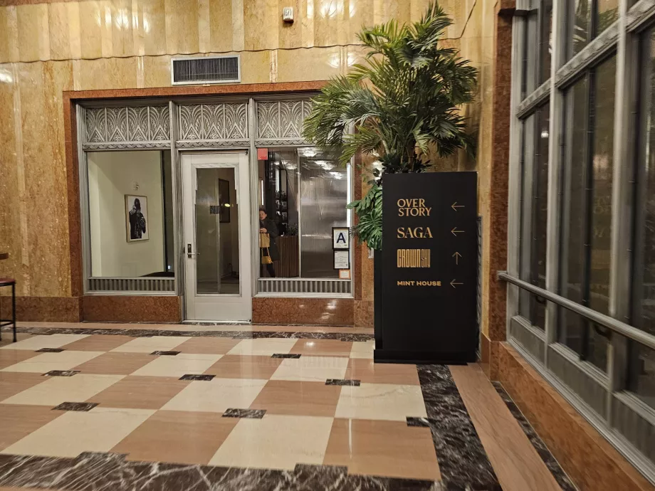 Overstory Bar'a giriş