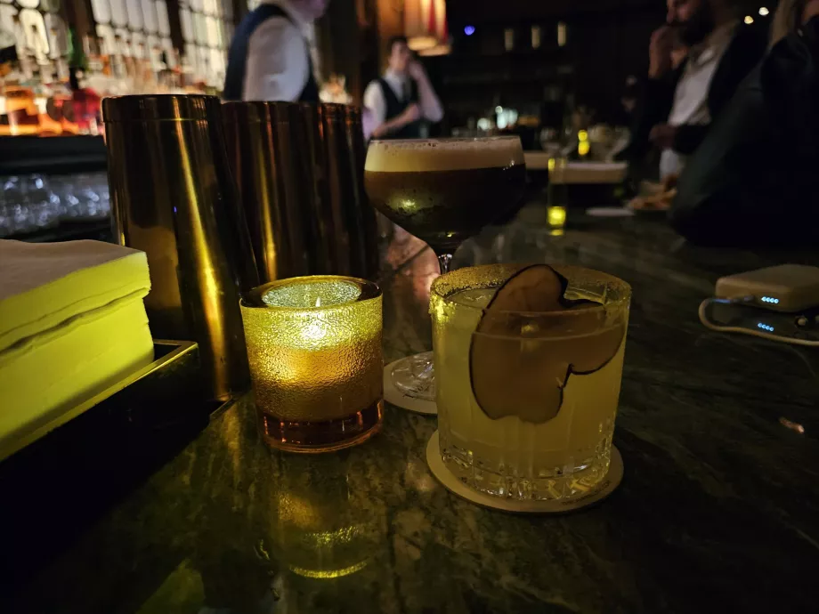 Campbell Bar, kokteyller