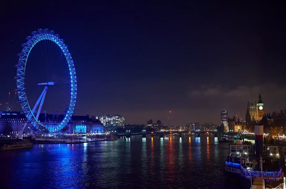 Gece London Eye