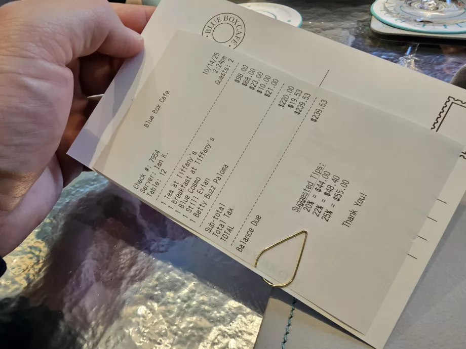 Mavi Kutu, toplam fatura