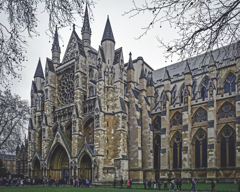 Westminster Manastırı - kuzey cephesi
