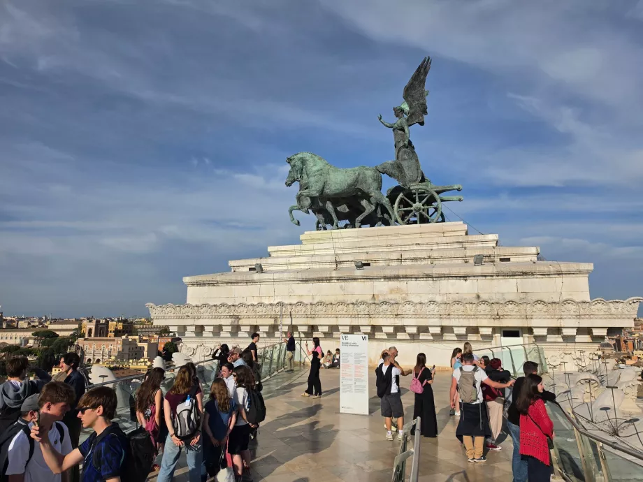 Altare della Patria, ücretli kısım