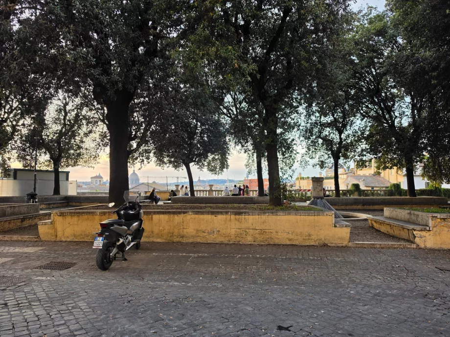 Piazza del Campidoglio'daki bakış açısı
