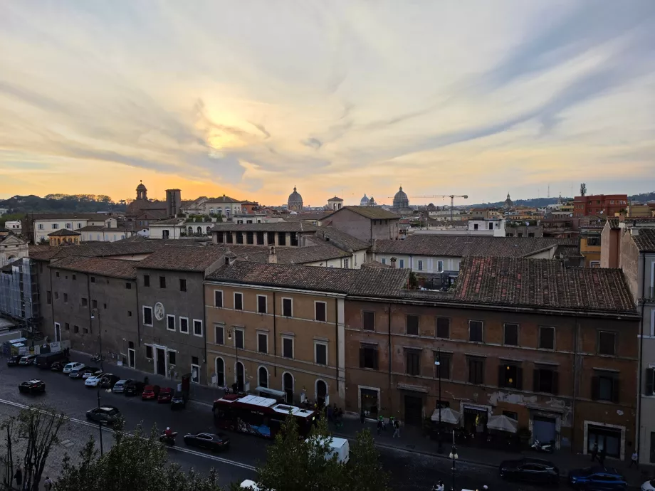 Piazza del Campidoglio'daki bakış açısı