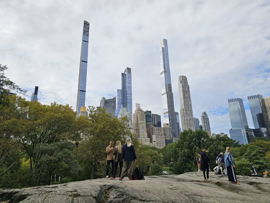 Central Park'tan Billionaire's Row'un Görünümü