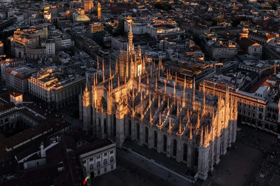 Duomo'nun havadan görünümü