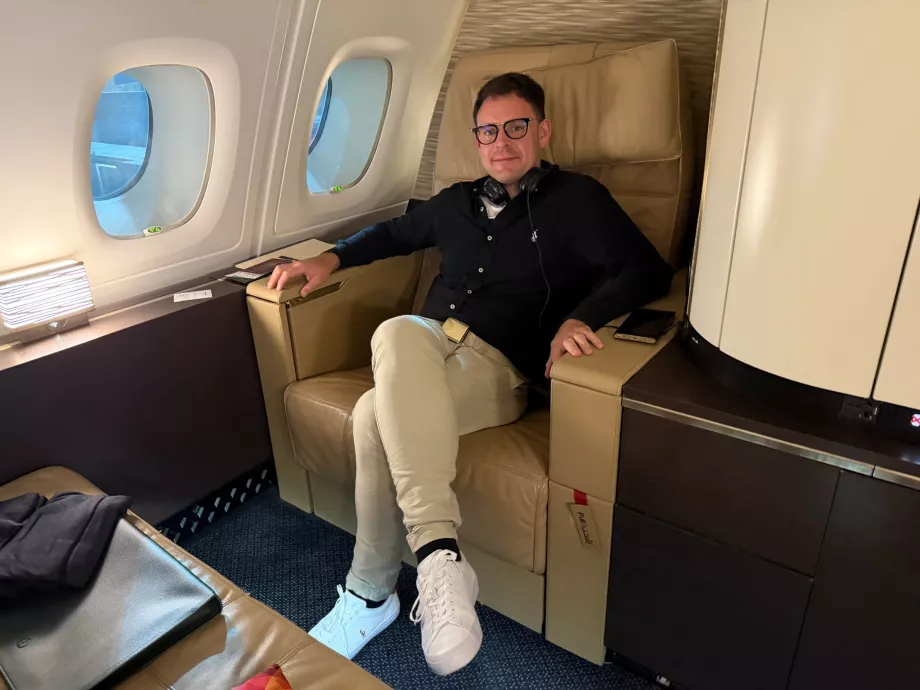 Etihad Airways'te Birinci Sınıfta Ben