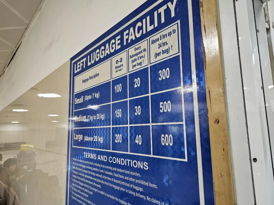 Bagaj depolama fiyat listesi