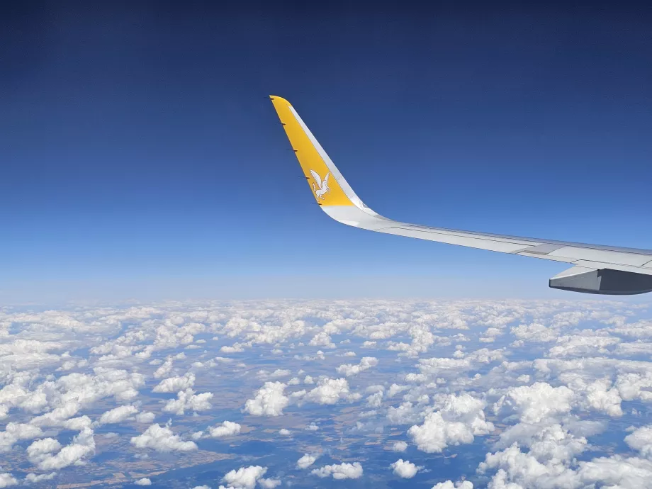 Pegasus Havayolları Prag-İstanbul uçuşu sırasında