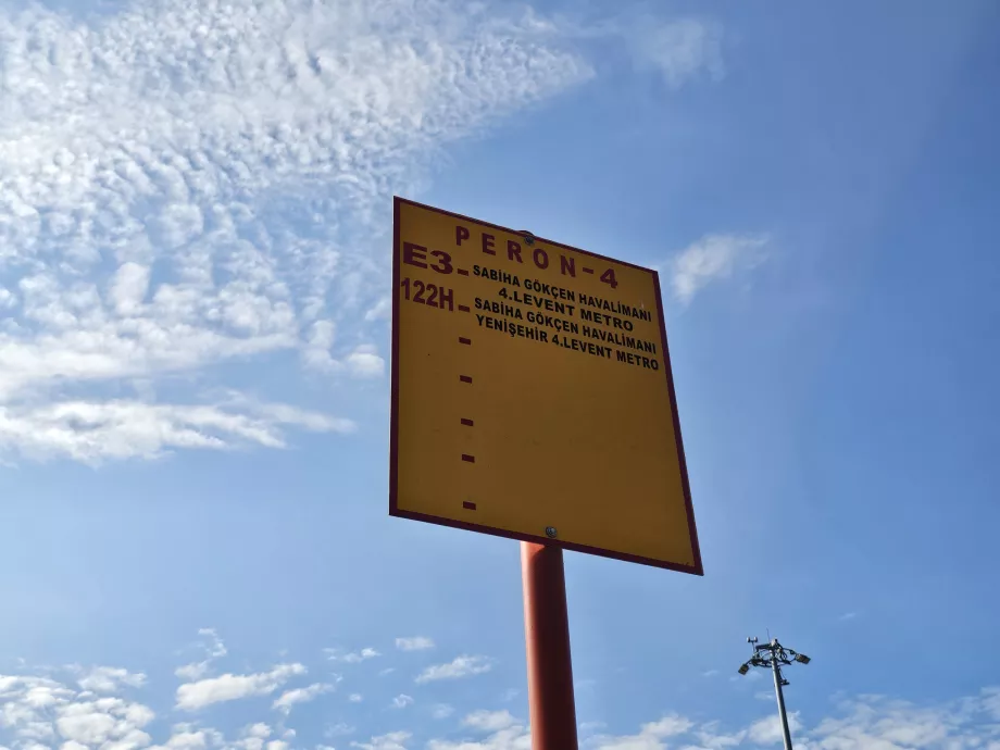 Yerel otobüs durağı işaretleri