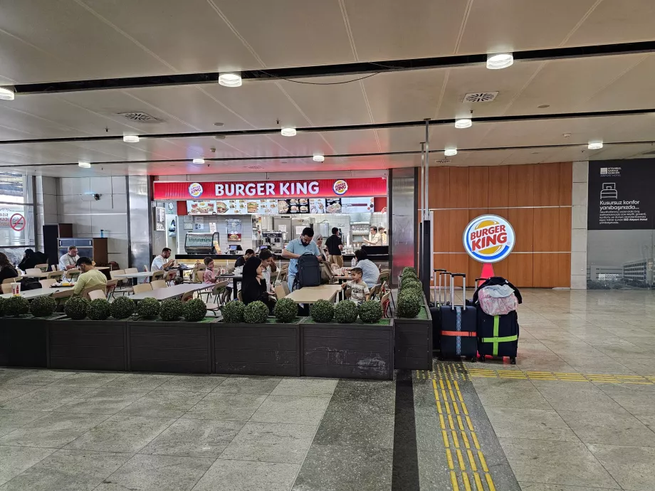 Burger King, halka açık varış alanı