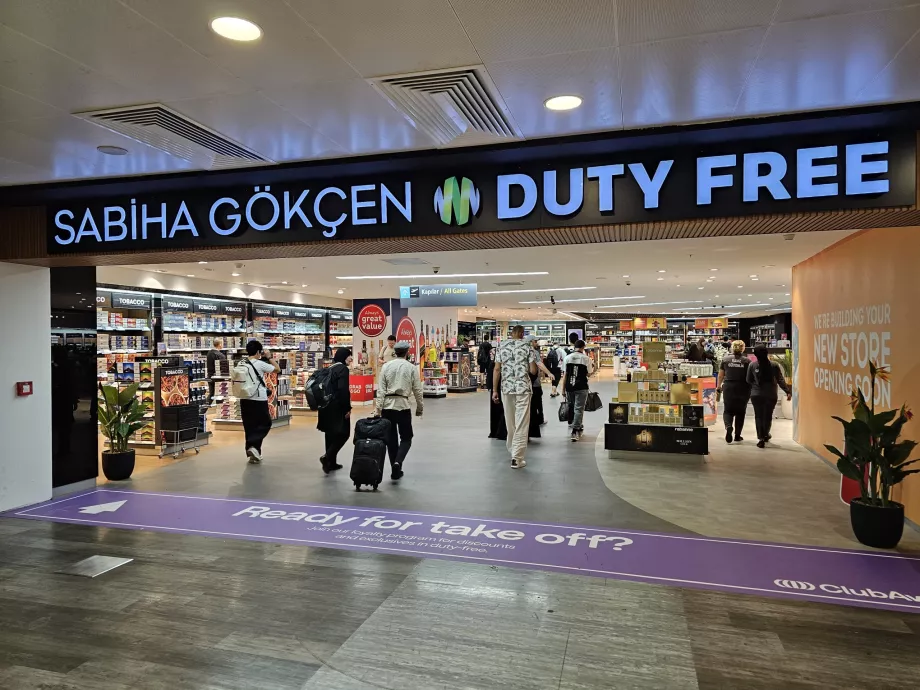 Duty Free Mağazası, transit bölüm