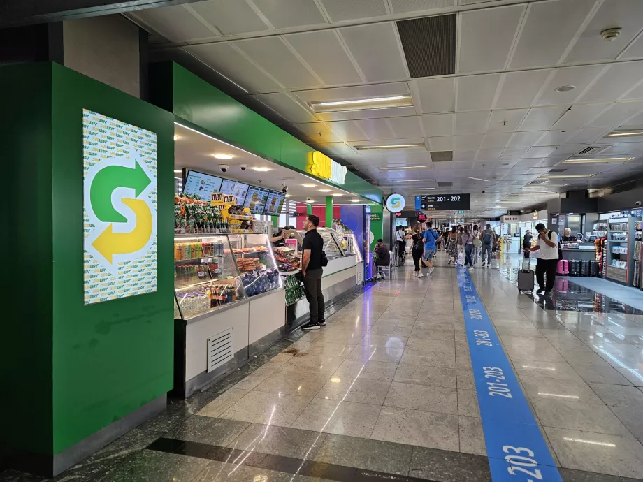 Transit bölgesinde fast food Subway