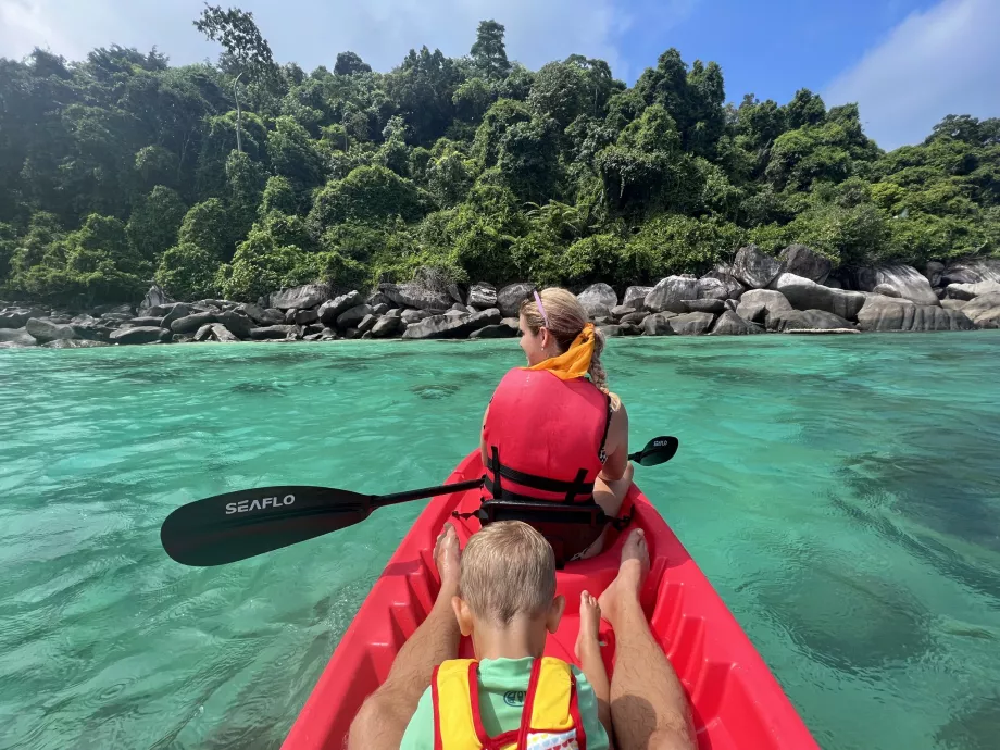 Tioman'da Kayık