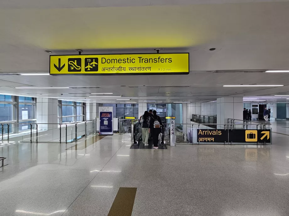 İç hatlardan iç hatlara transfer, Terminal 3