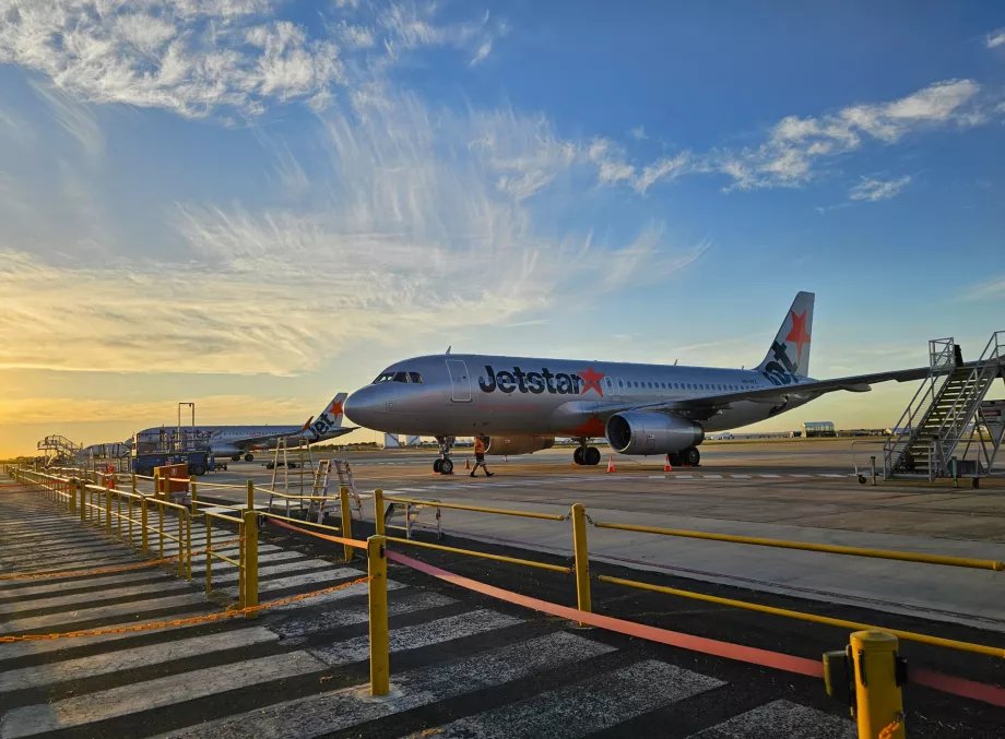 Jetstar Havayolları, Avalon Havalimanı'nda Airbus A320